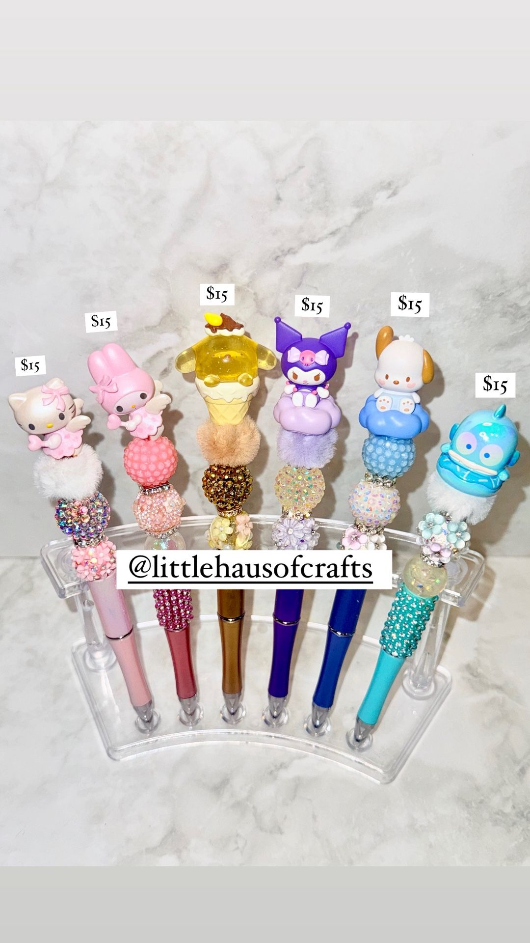 Sanrio Beaded Pens