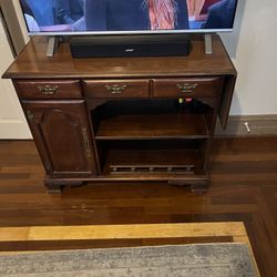 Dark  Walnut Buffet Cabinet.