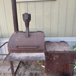 Smoker And free gas grill