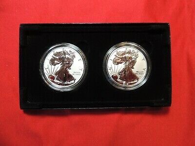 2021 Reverse Proof American Eagle Two Coin Designer Set