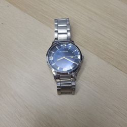 Stainless Steel Watch With Date Stamp 