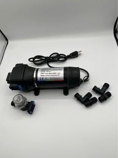 AC 115V Self Priming Water Pressure Diaphragm Pump 17LPM/4.5GPM 40PSI/2.8bar for Caravan/RV/Boat/Mar