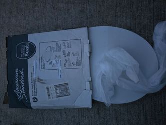 American Standard round toilet seat