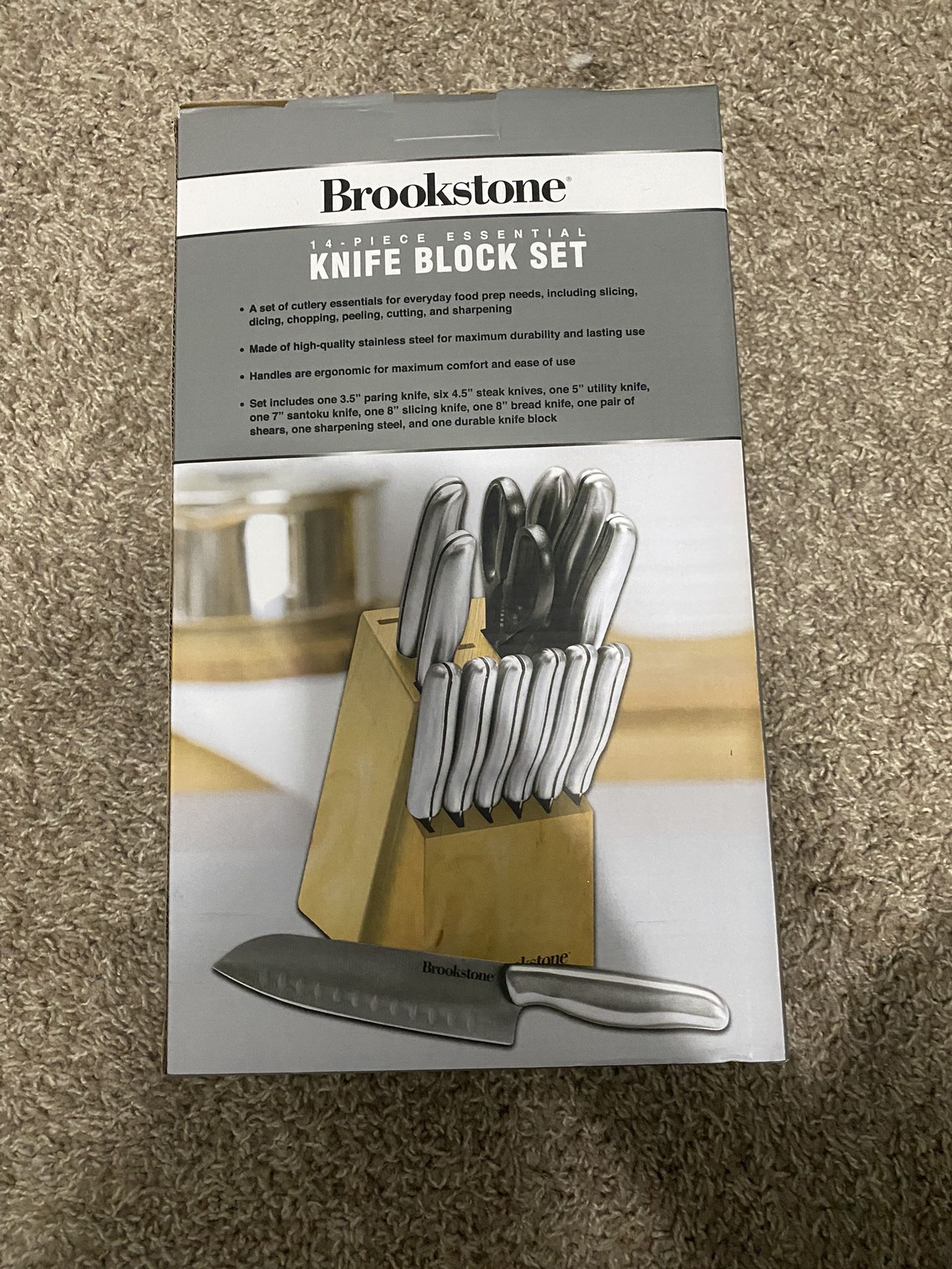 Brookstone 14 Piece Knife Block Set