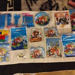 Mario Bros Birthday Party Supplies 