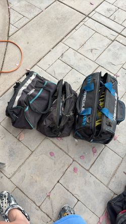 Tool Bags With Miscellaneous Tools 