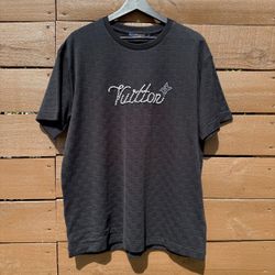 Louis Vuitton Damier Crystal Logo T-Shirt