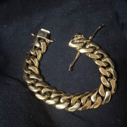 8" Gold Plated Bracelet