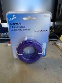 Heath Zenith 65-foot purple bell wire, model 196C-A