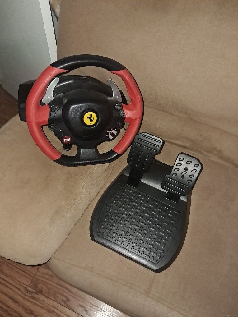 Xbox Ferrari steering wheel.