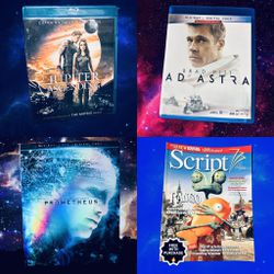3 Futuristic Blu-rays + Free Gift! - Jupiter Ascending, Ad Astra, Prometheus 