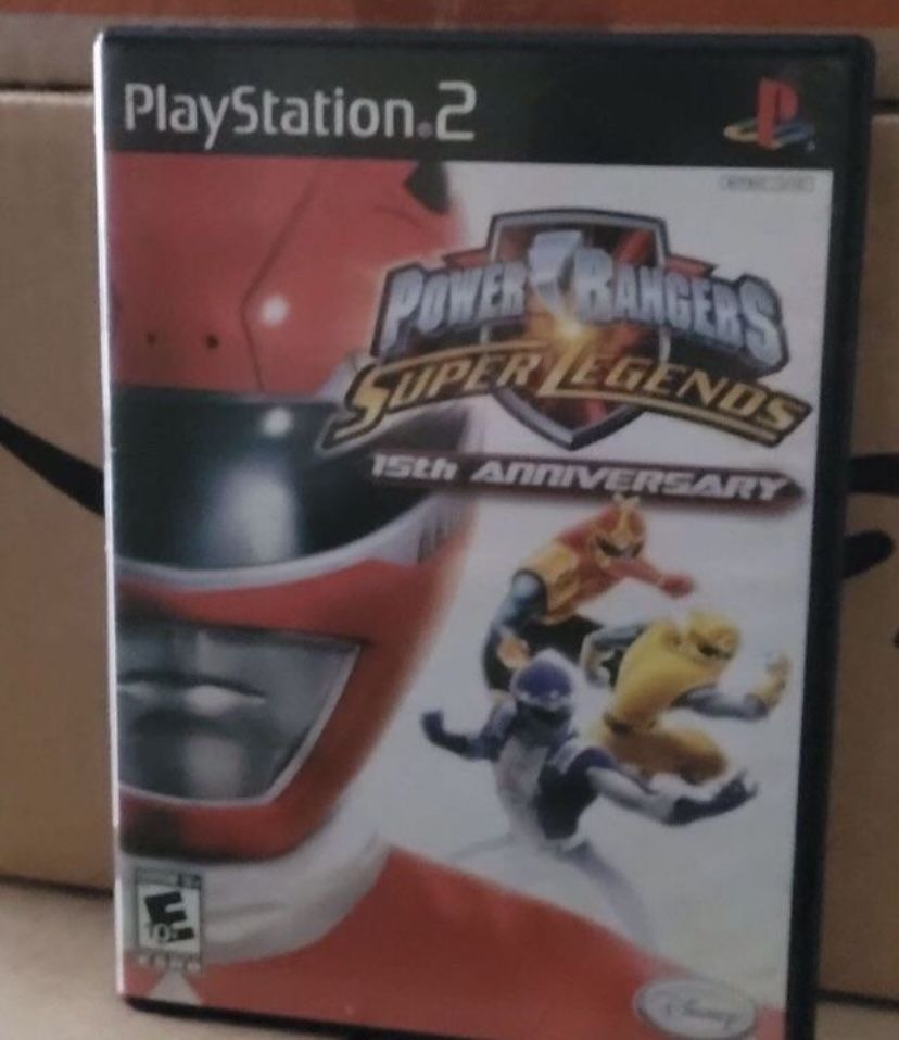 ps2 power rangers super legends 15th anniversary playstation 2
