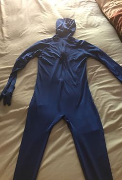 Blue bodysuit costume. 12-13yr.