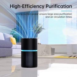 AROEVE Air Purifiers for Large Room with Enhanced Purification Mode-Black