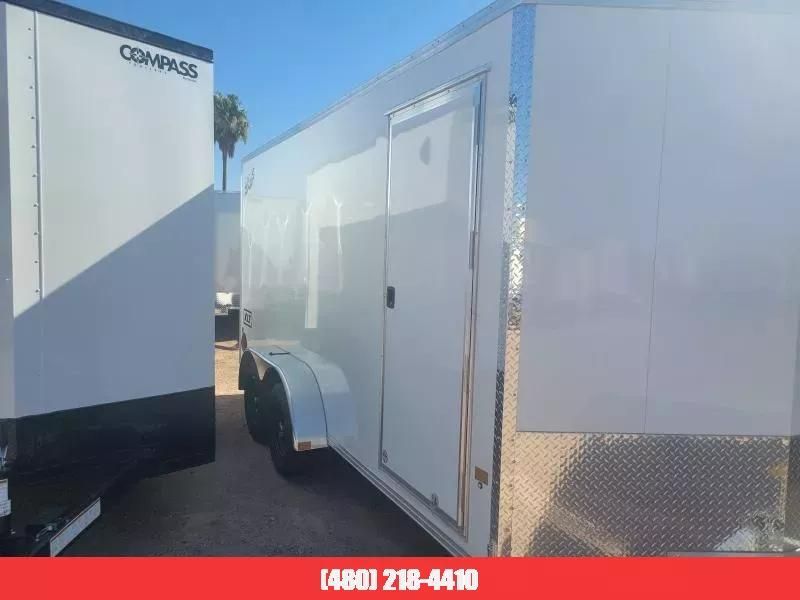 2026 Alcom 14X7 All Aluminum Xlt-P Enclosed 7K Gvwr, Ramp Door