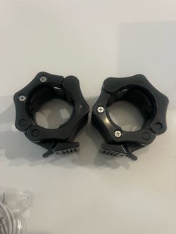 Barbell Clamps 2 inch, Heavy Duty Exercise Collars 2" Quick Release Pair