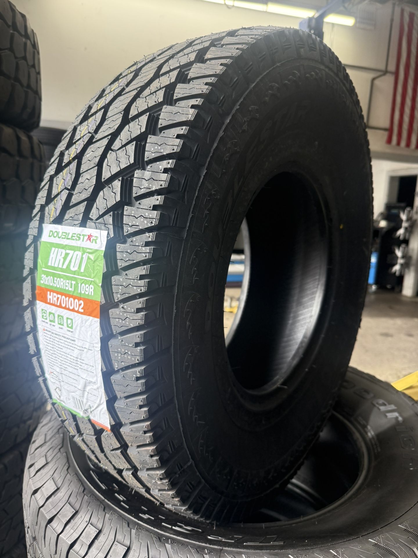 4 new tires 31/10.50/15 Doublestar all terrain