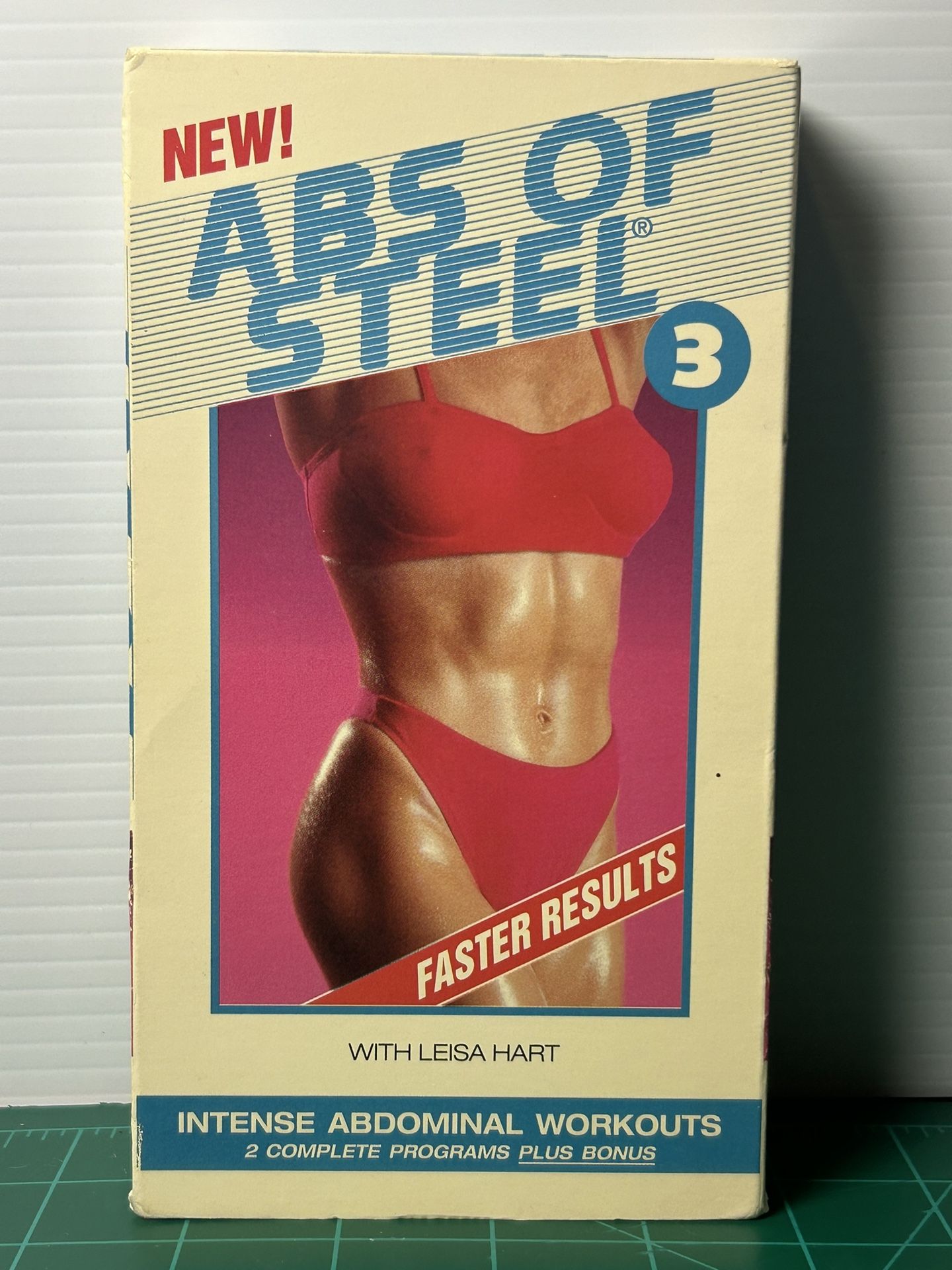 Abs of Steel 3: Intense Abdominal Workouts (VHS, 1994) Beginner/Intermediate