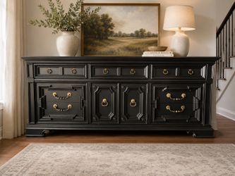 Vintage Thomasville Black Buffet