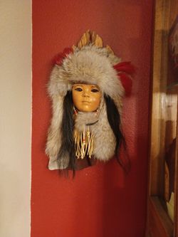 Native Indian Hanging Masks