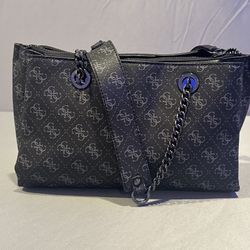 Guess Handbag Grey/Black Logos
