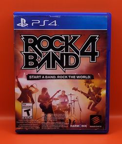 Rock Band 4 (PS4) no manaul [Tested & Working]