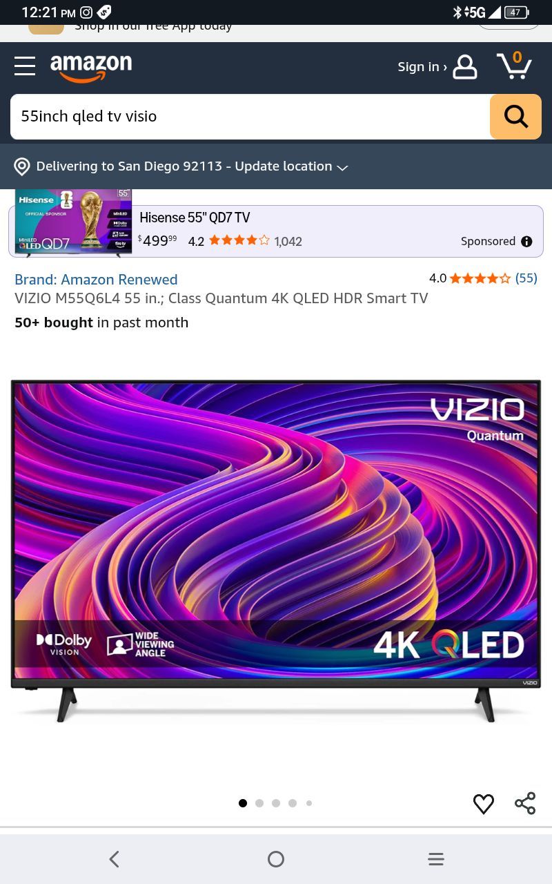 55 inch QLED TV!!CHEAP!!!