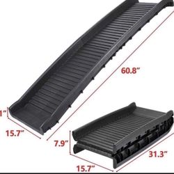 ZENY Bi-Fold Pet Ramp for Dog and Cat Ramp Great for Trunk Back Seat Ladder Step Car SUV