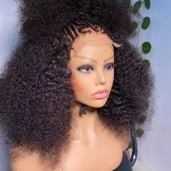 22” Kinky Curl Lace Front Wig 