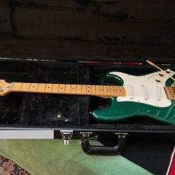 Vintage 1983 Fender USA Gold Elite Emerald Green Stratocaster Near Mint 