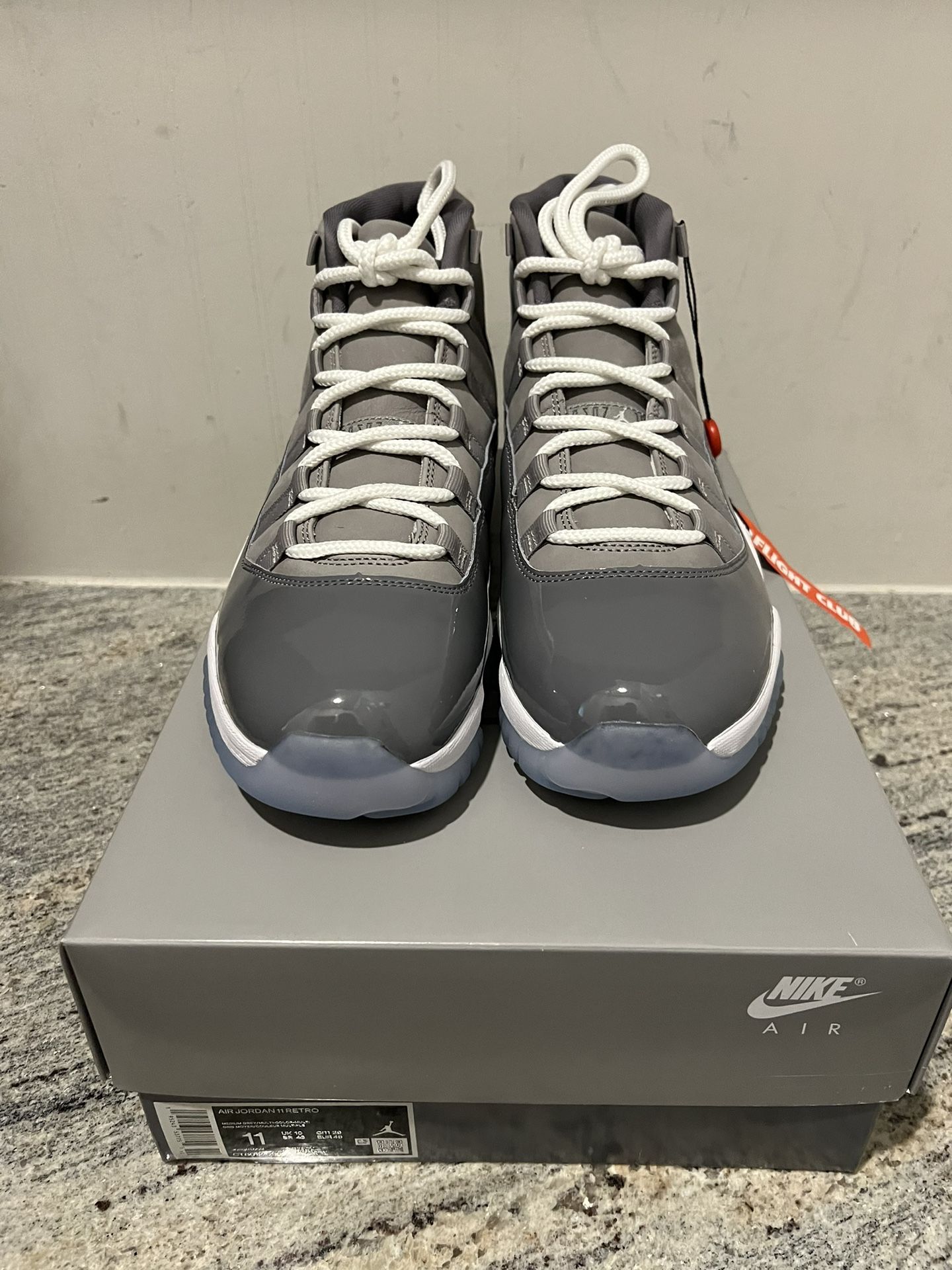 AIR JORDAN 11 RETRO “COOL GREY” SZ 11