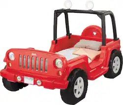 Little Tikes - Red Jeep Wrangler Convertible Bed
