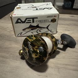 Avet Camo MXL Two Speed Conventional Fishing Reel. 