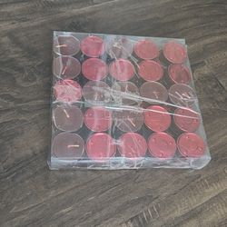 Tealight Candles Burgandy