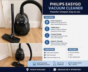 Philips EasyGo Vacuum Cleaner