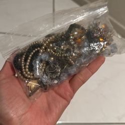 Random Bag Of Vintage Costume Jewelry 