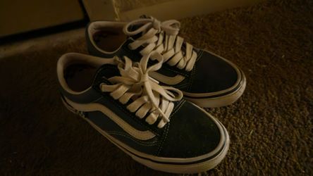 Blue Vans. Size 4.5 men