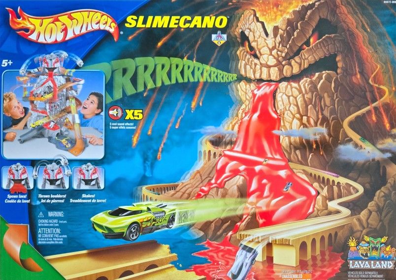 Hot Wheels Slimecano Playset (2004) - SEALED BOX & EXTREMELY RARE
