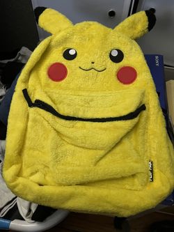 Reversible Fuzzy Pikachu Backpack No Negotiation