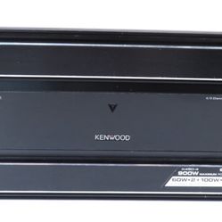 Kenwood Excelon X450-4 Assymetrical 4-Channel Car Audio Amplifier