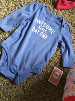3-6 month onesie