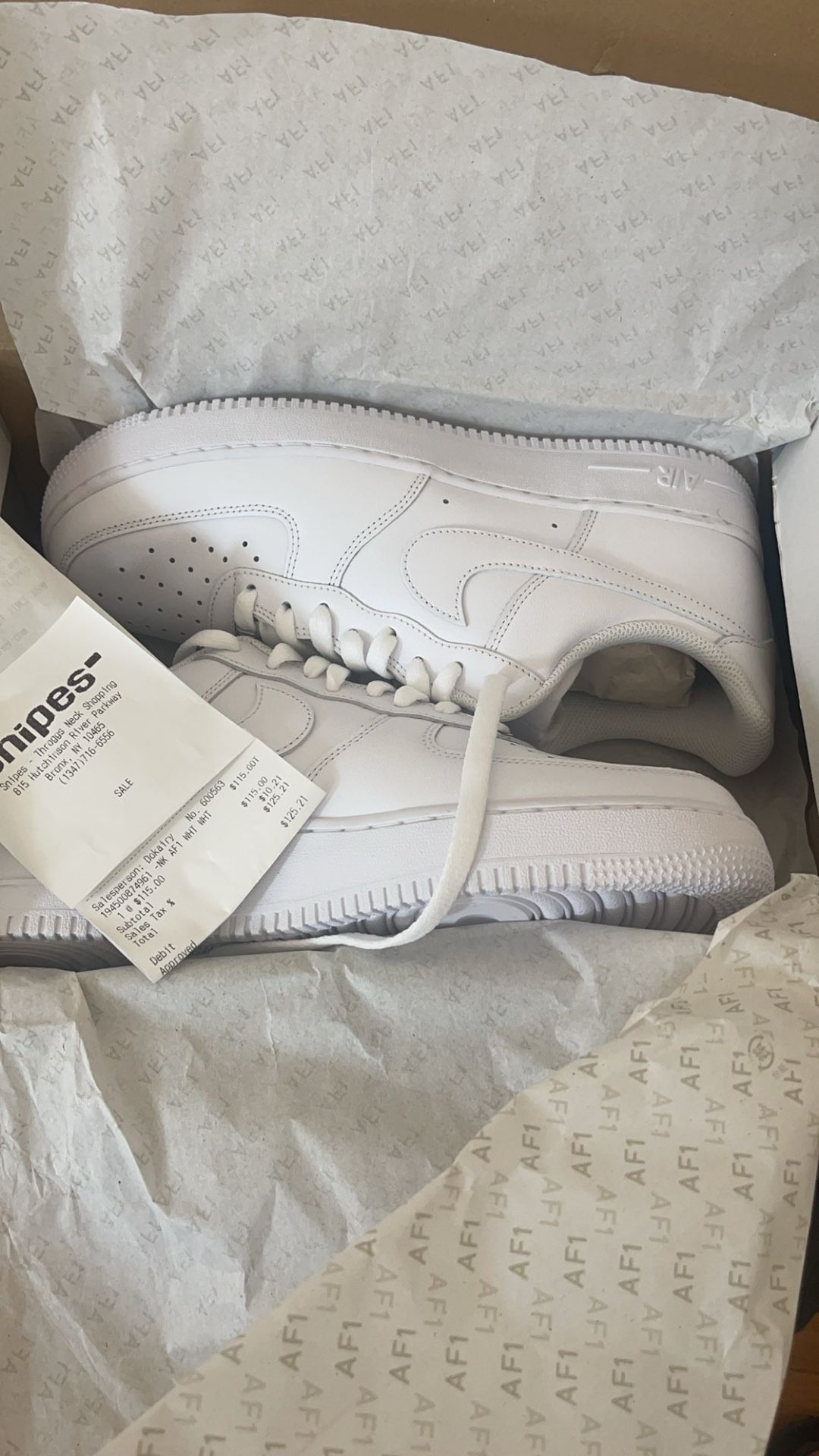 BRAND NEW AF1 SIZE 10 ⚪️⚪️⚪️