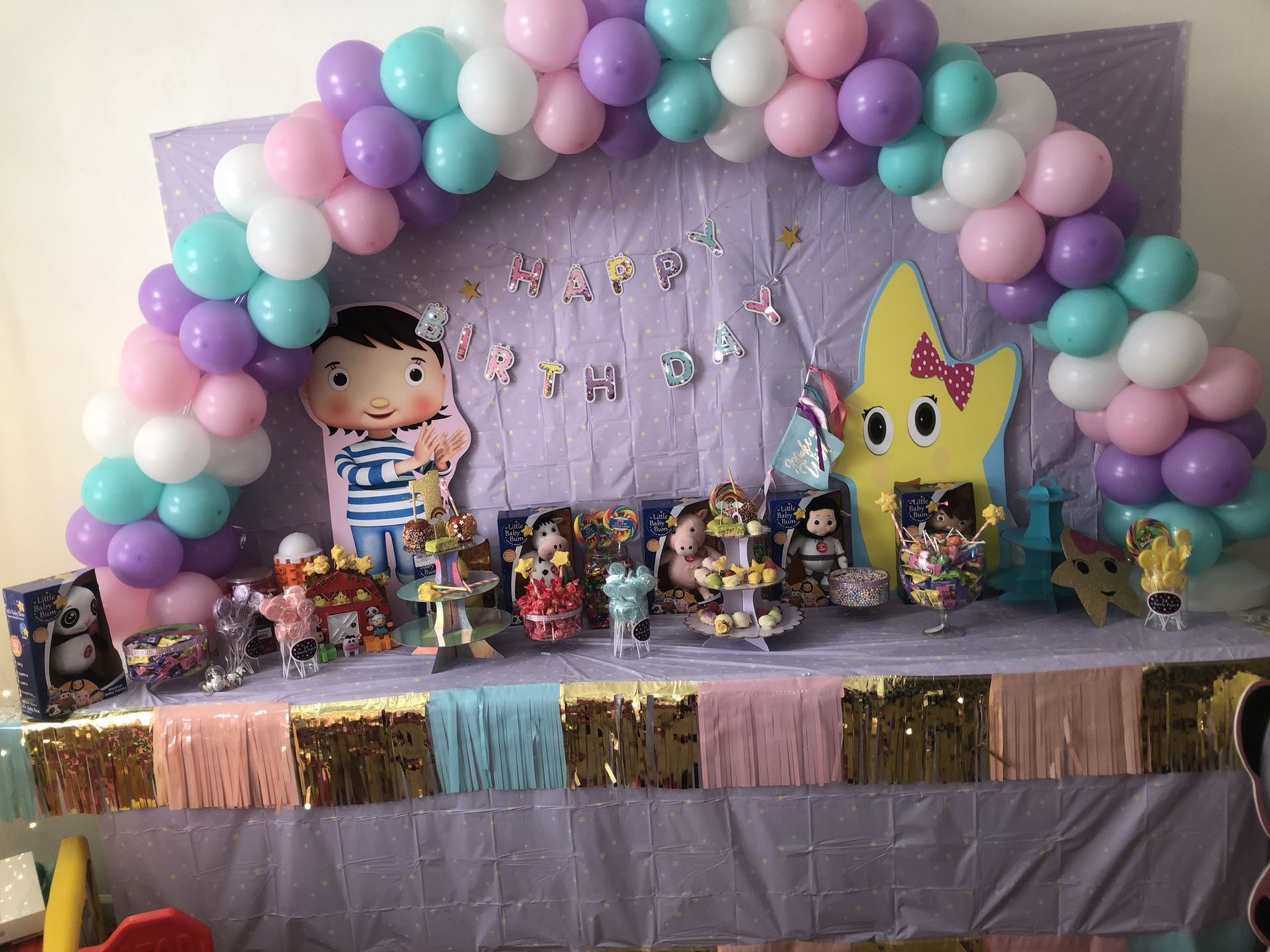 Little baby bum birthday party decorations