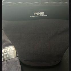 NWT Ping Range Bag, Foam Balls, Towel