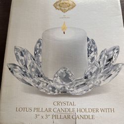 Shannon Crystal Candle Holder 