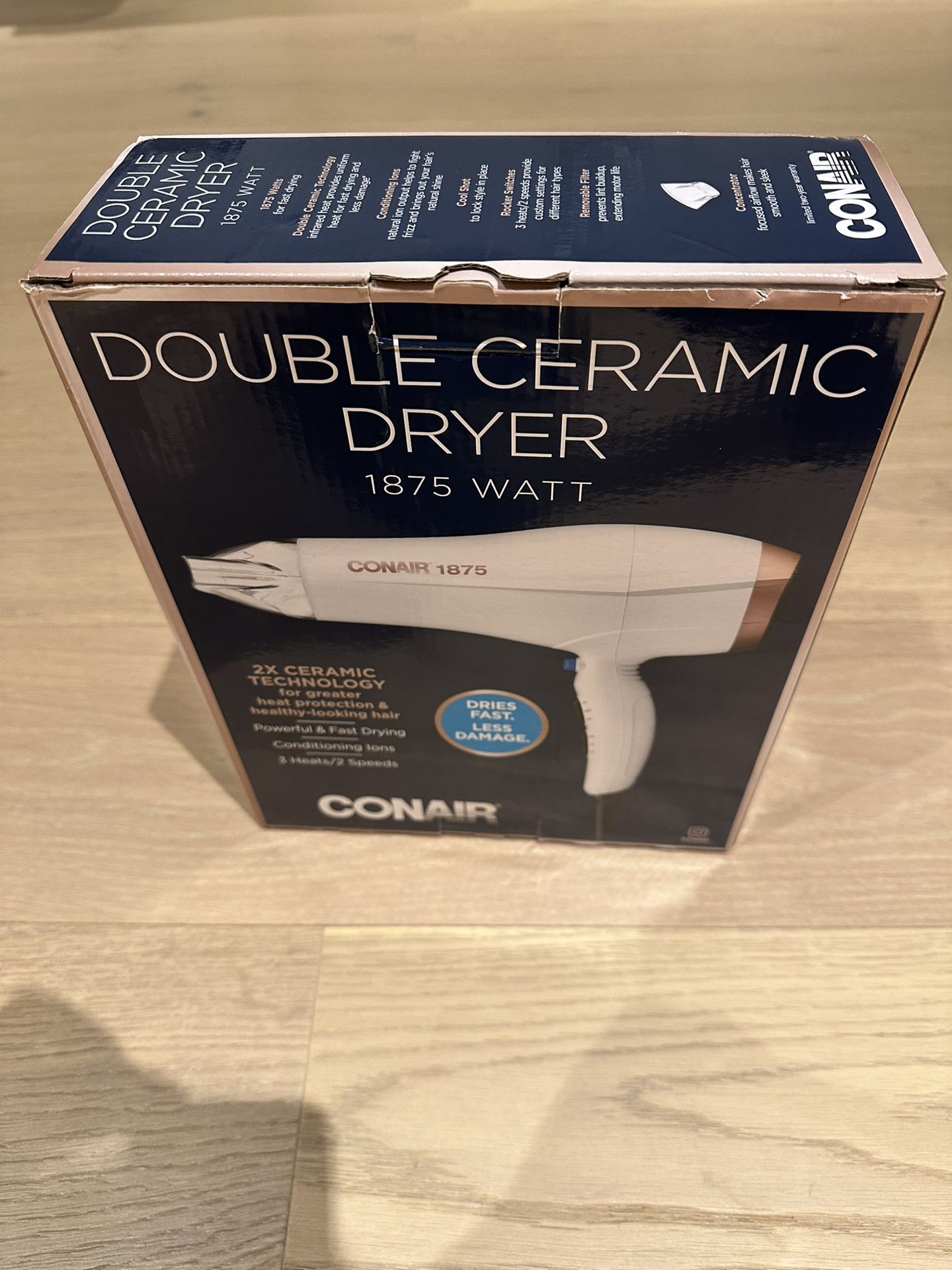 CONAIR Hair Dryer Open Box New