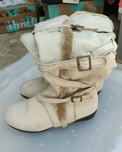 WOMENS LIGHT TAN BOOTS