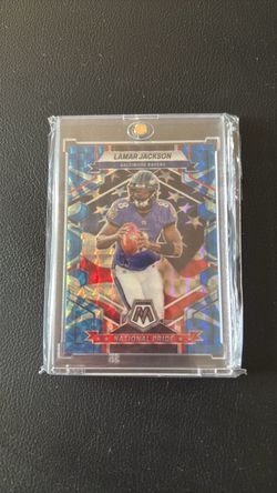 Lamar Jackson Mosaic National Pride Trading Card