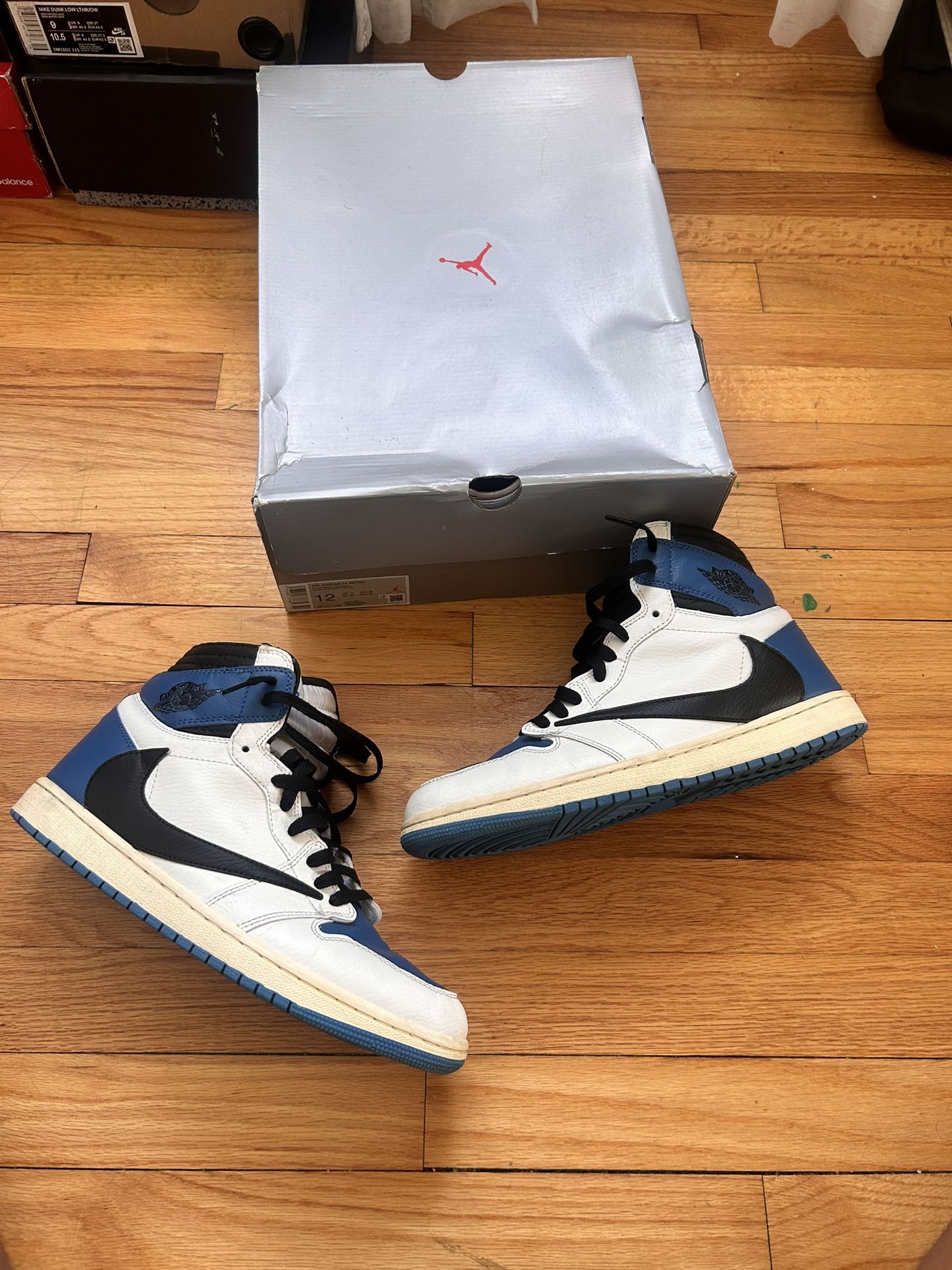 Travis Scott Jordan 1 “Fragments” Size 10👟 No Box❎ $200💰
