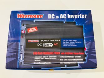 NEW Westward 600W / 1200W Power Inverter